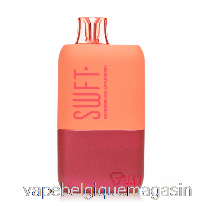 Vape Shop Bruxelles Swft Icon 7500 Affichage Intelligent Jetable Pastèque Pomme